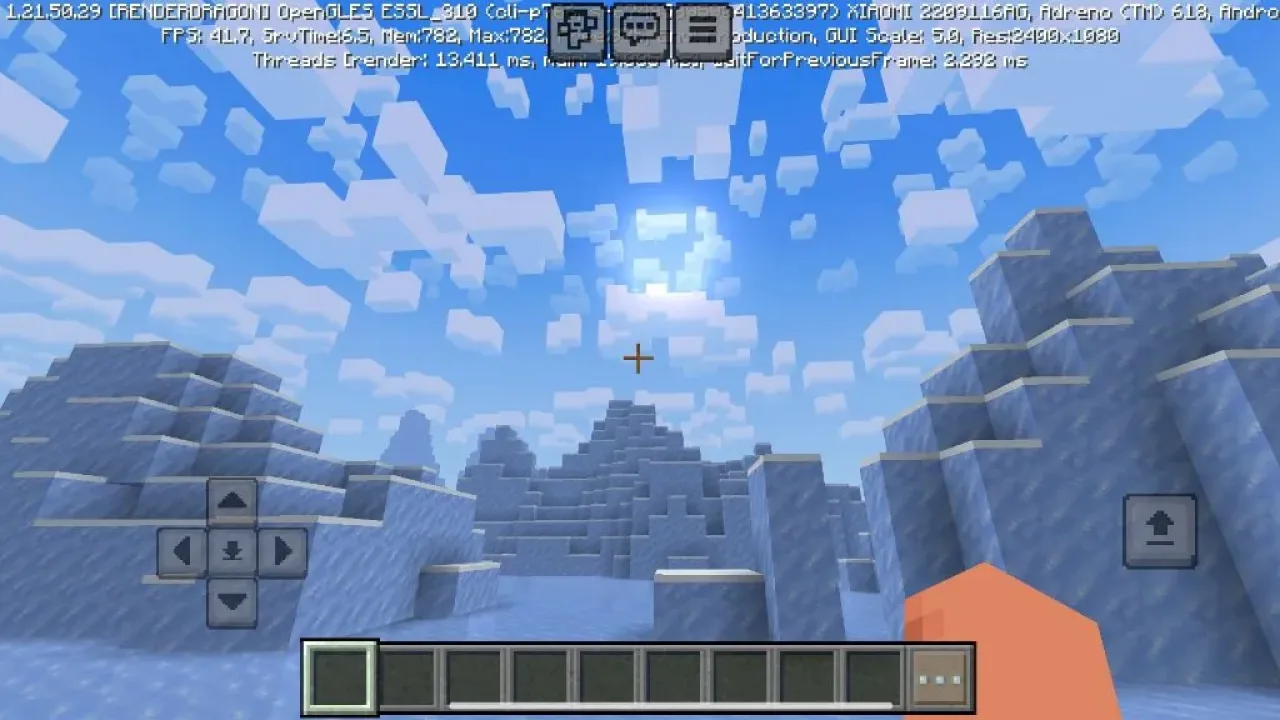 icebergs em shaders simples para minecraft bedrock