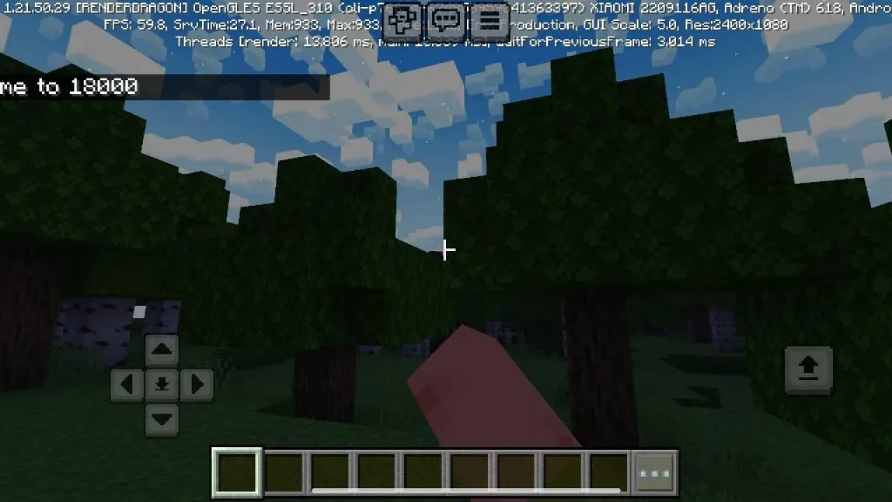 noite em shaders simples minecraft bedrock