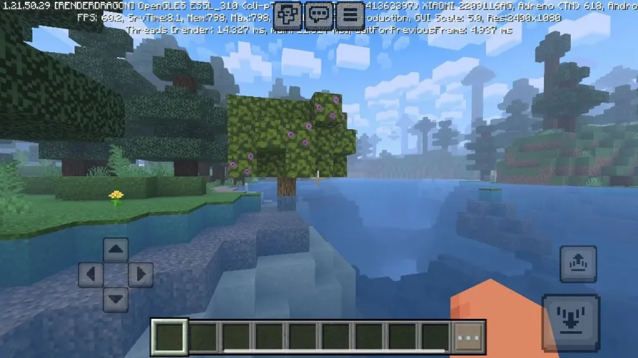 rio em shaders simples para minecraft bedrock