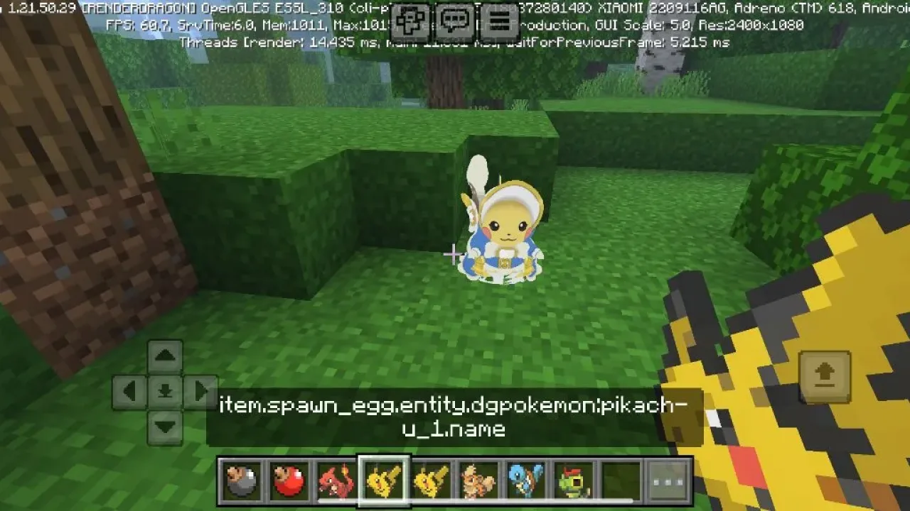 pockemon para minecraft bedrock