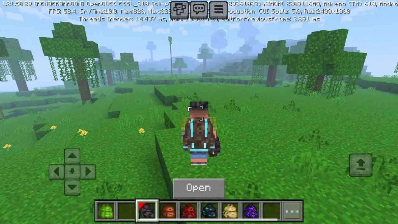 mochila na mão em mochila fashion para minecraft bedrock