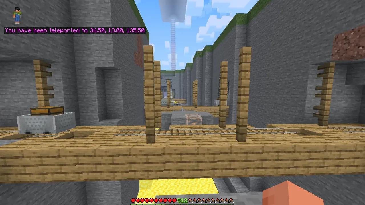 mapa de cavernas parkour 3D para minecraft bedrock