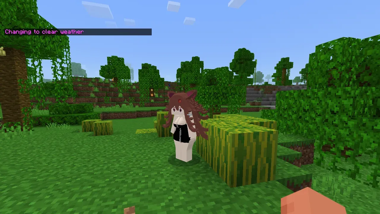 mod lua com melancias para menina lua para minecraft bedrock