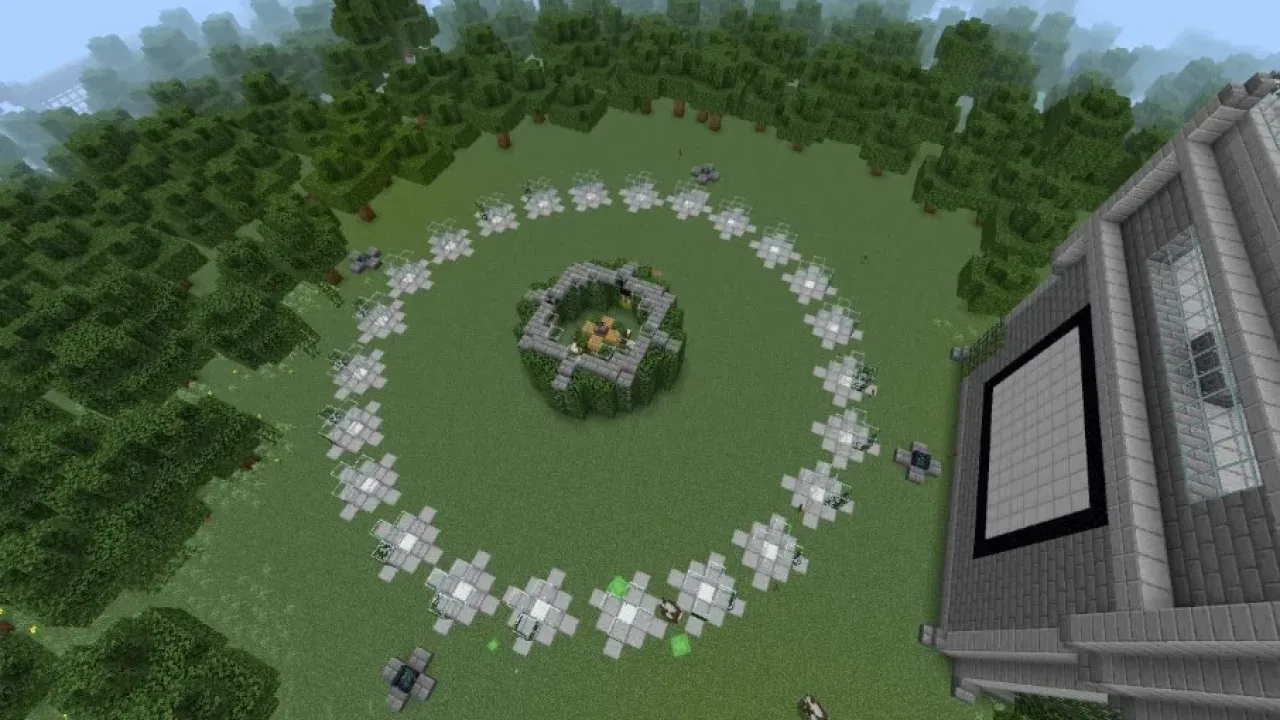 hub no mapa da cidade abandonada para Minecraft PE