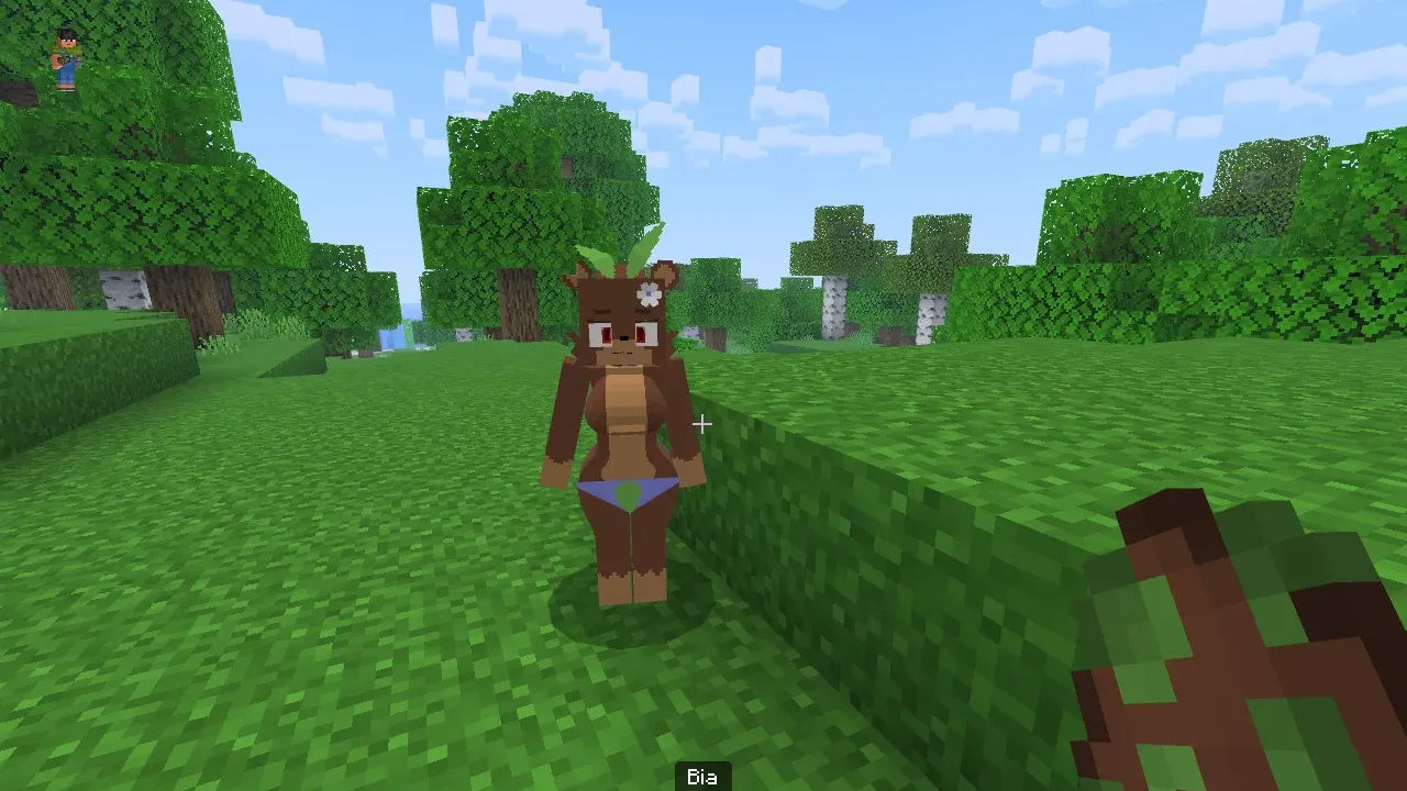 Bia em Bia mod para minecraft bedrock