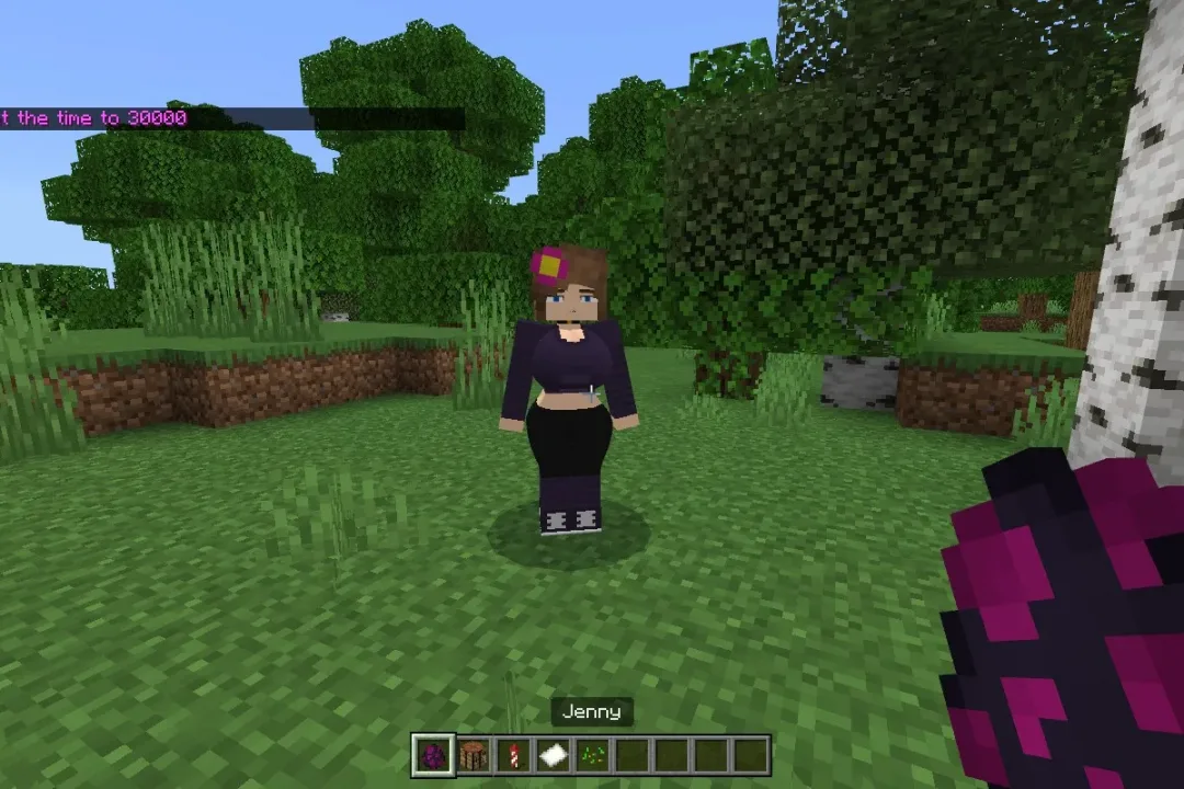 Mod Jenny 2 para Minecraft Bedrock