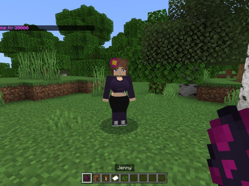 Mod Jenny 2 para Minecraft Bedrock