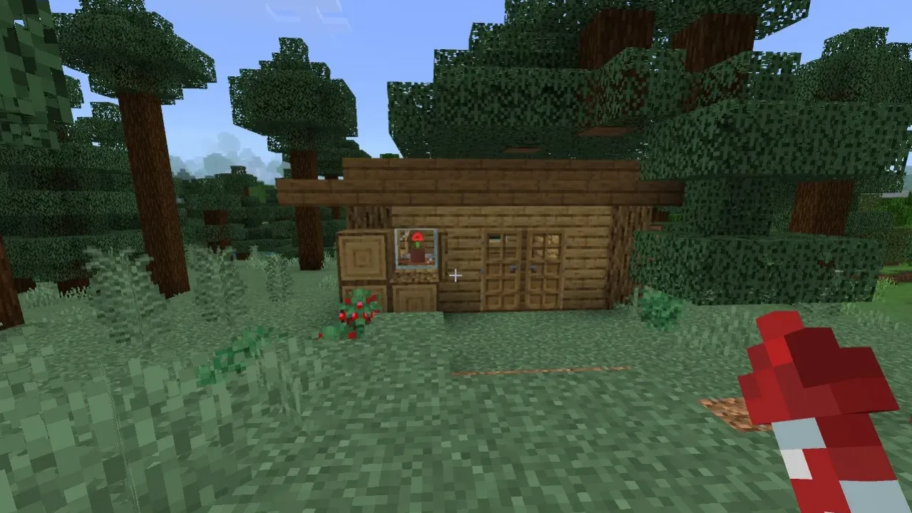 casa da floresta jenny 2 para minecraft bedrock