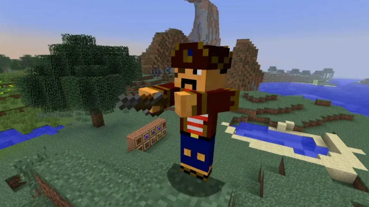 Capitão do Minecraft 1.23