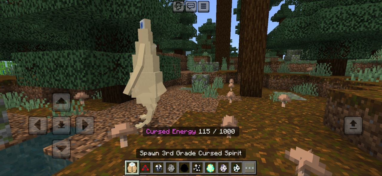 Espírito Amaldiçoado de Jujutsu Kaisen Mod para Minecraft PE