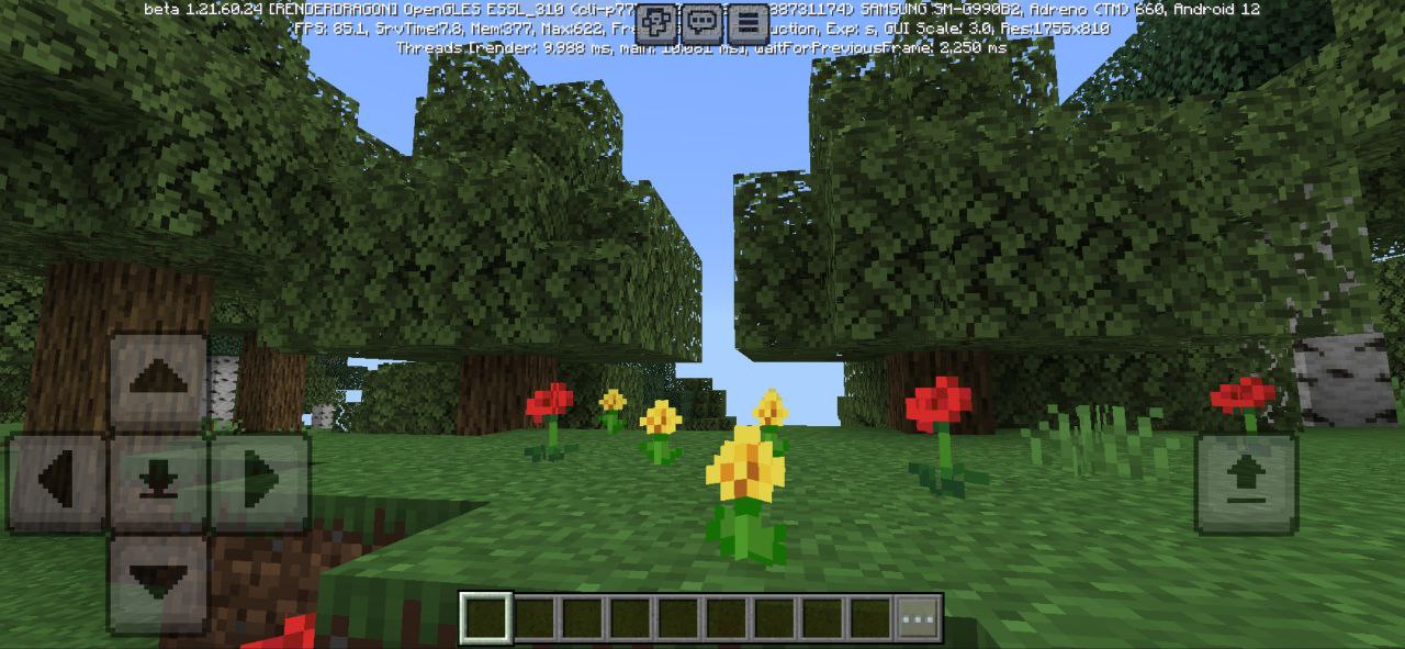 Flores Do pacote de textura 3D para Minecraft PE