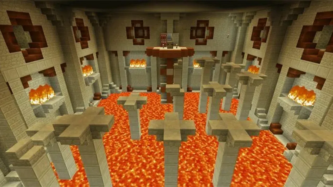 Lava do Minecraft 1.23