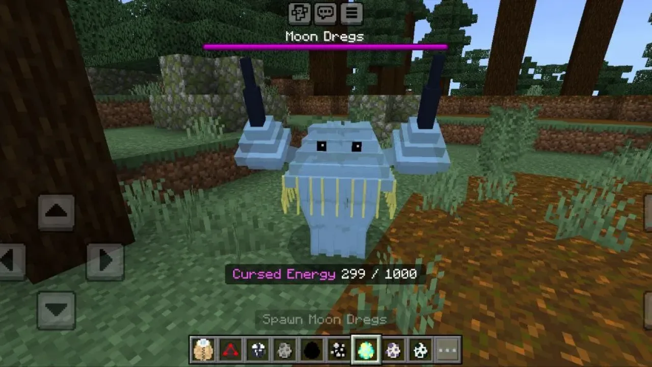 Moon Dregs pelo Mod Jujutsu Kaizen para Minecraft PE