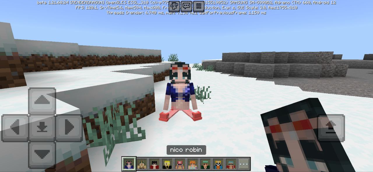 Nico Robin de uma peça Mod para Minecraft PE