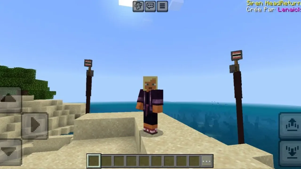 Siren Head do Horror Mod para Minecraft PE