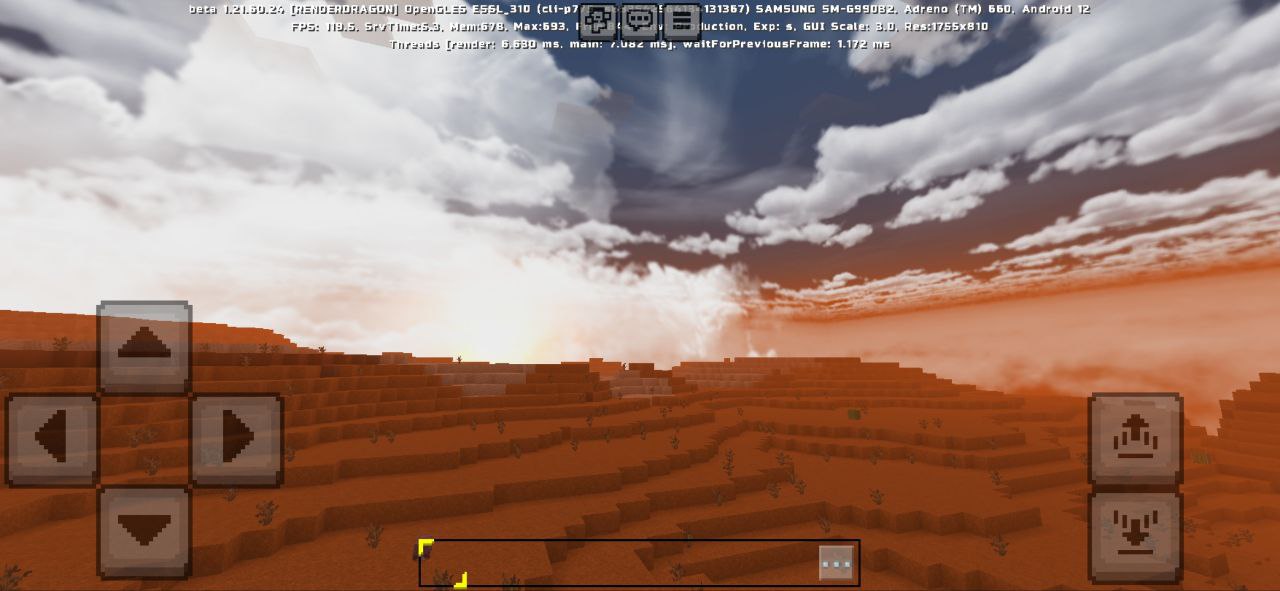 Sky de Shaders para Minecraft 1.22