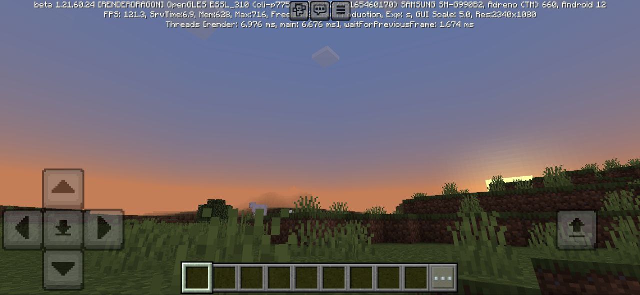 Nascer do sol de Shaders para Minecraft 1.21