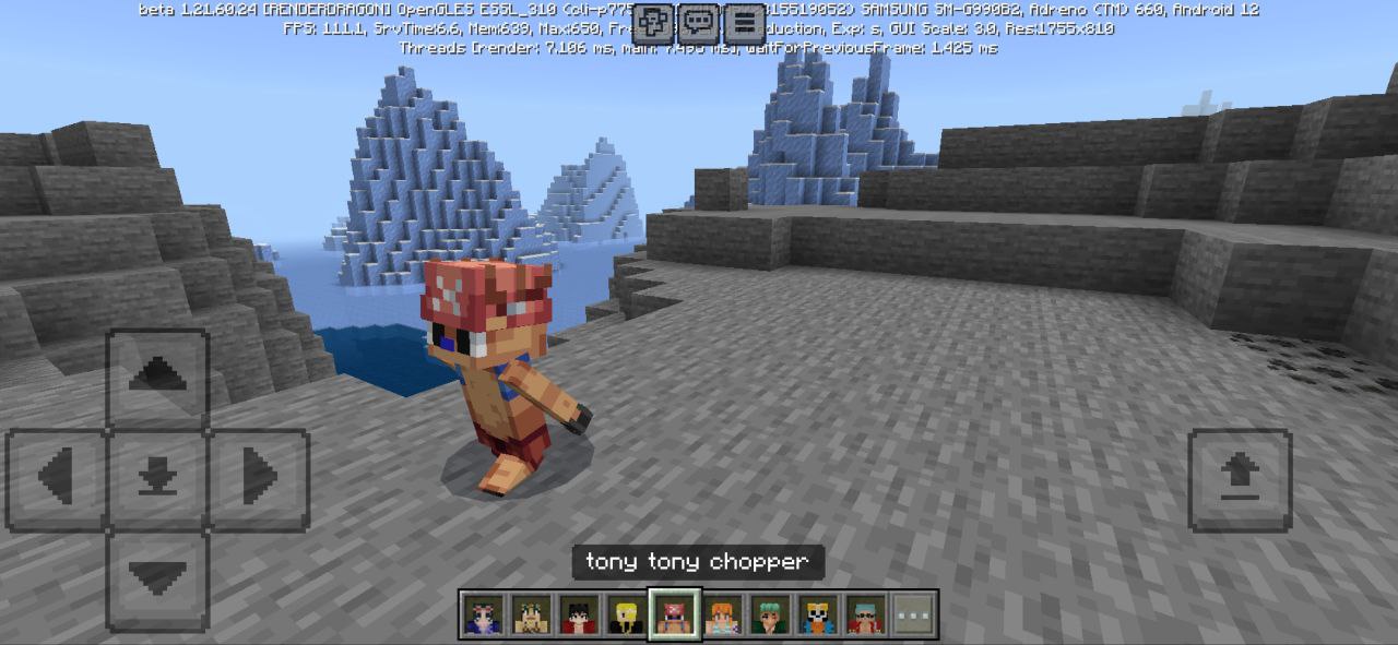 Tony Tony de uma peça Mod para Minecraft PE