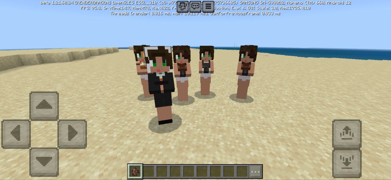 Aldeões do mod Hentai para Minecraft PE