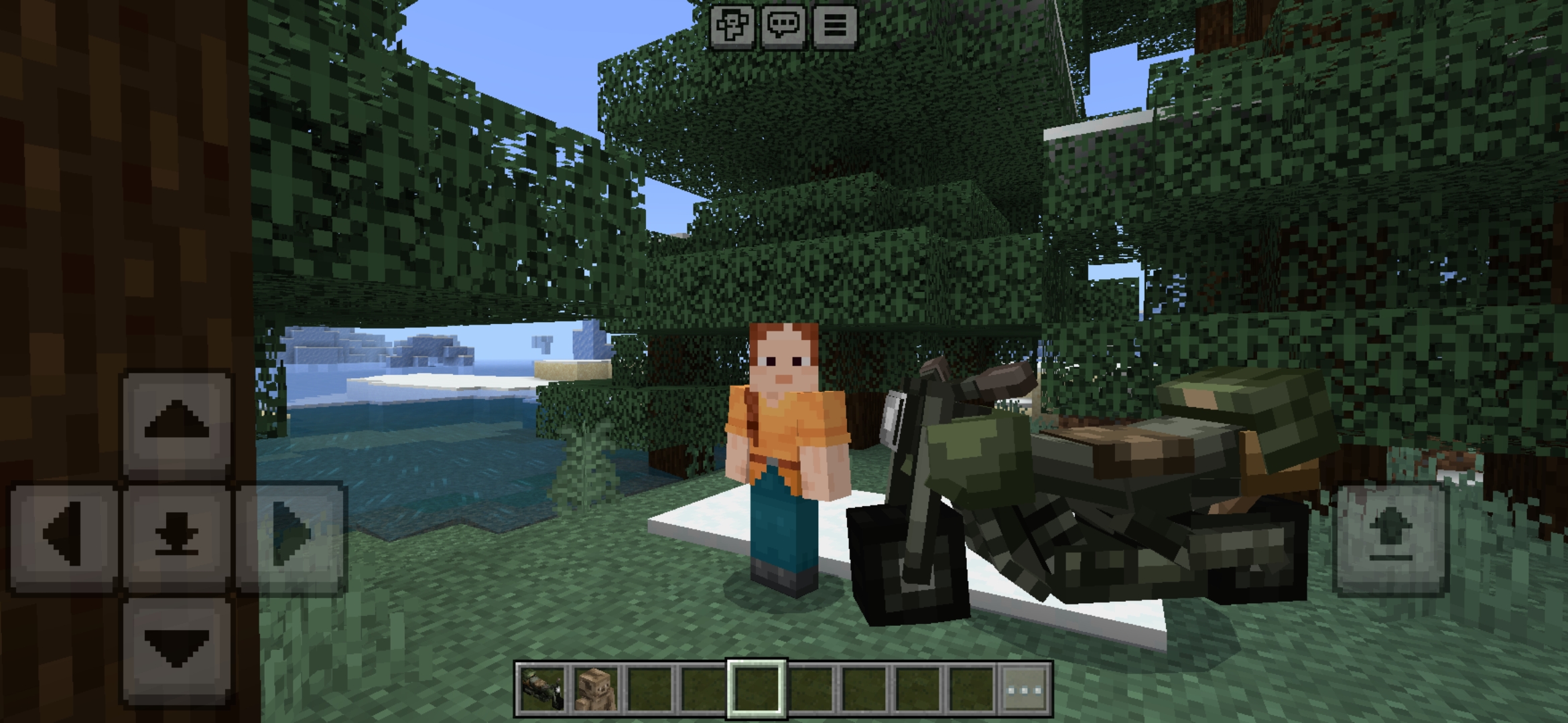 Motocicleta de Days Gone Mod para Minecraft PE