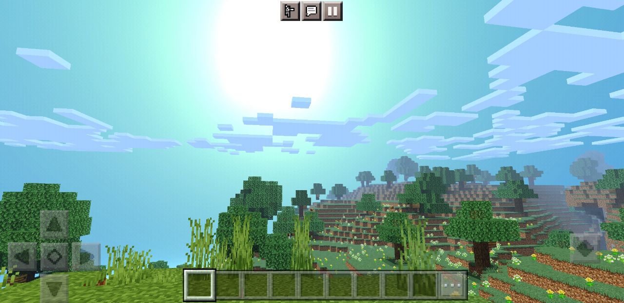 Sol do Shader Ultra realista para Minecraft PE