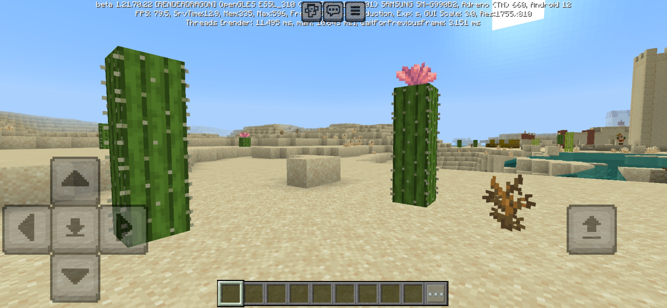 Flor de cacto do Minecraft PE