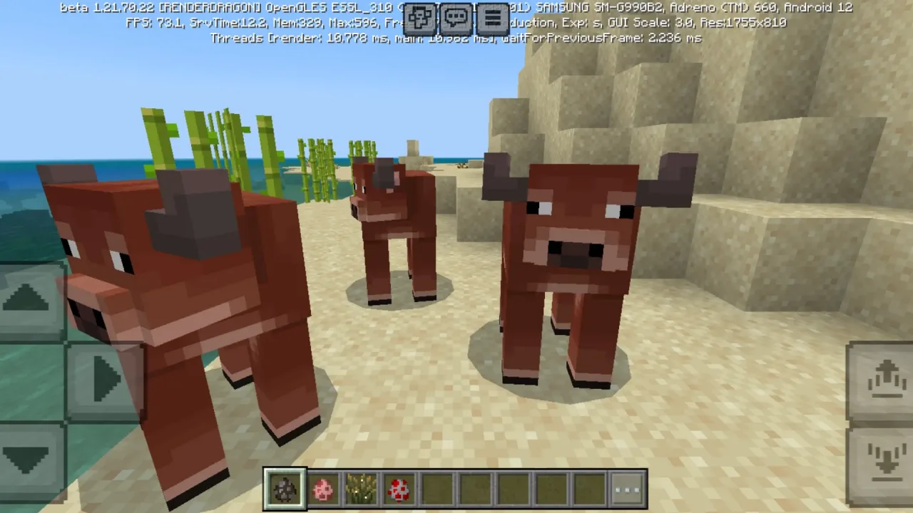 Vaca quentinha do Minecraft PE